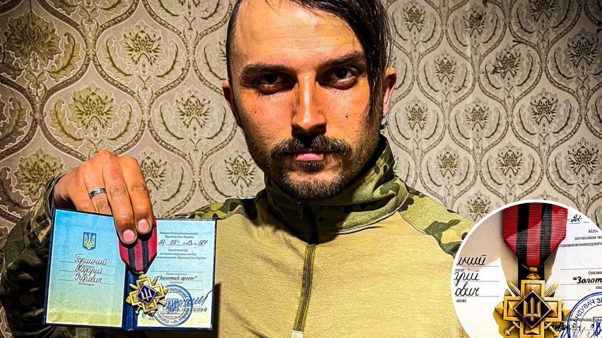 Захисник "десятки" Назар Горішний отримав відзнаку "Золотий хрест"