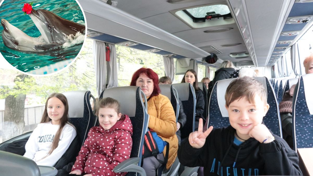 Діти загиблих Героїв з Прикарпаття поїхали у дельфінарій