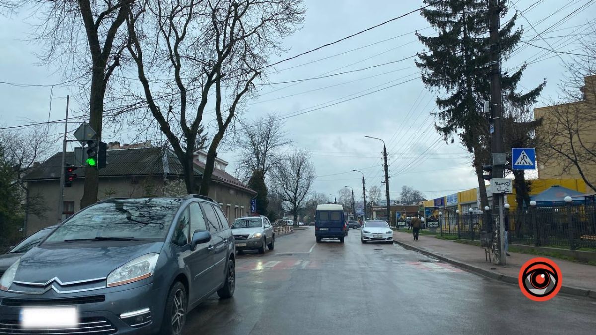 Недолуге паркування Тесли у Коломиї | Фотофакт 1