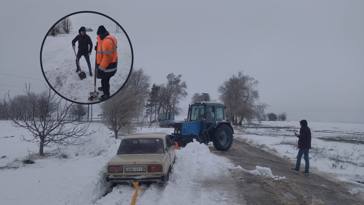 Як в Чернелицькій громаді прогортали сніг