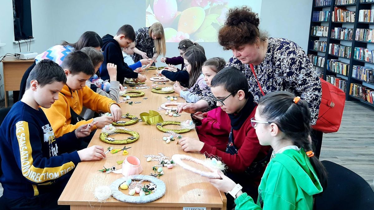 У бібліотеці юнацтва для дітей провели передвеликодній майстер-клас 1