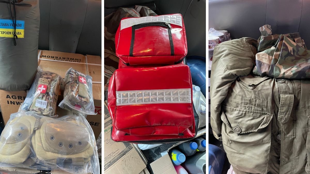 Волонтери центру "Локомотив" везуть великодні продукти на передову 6