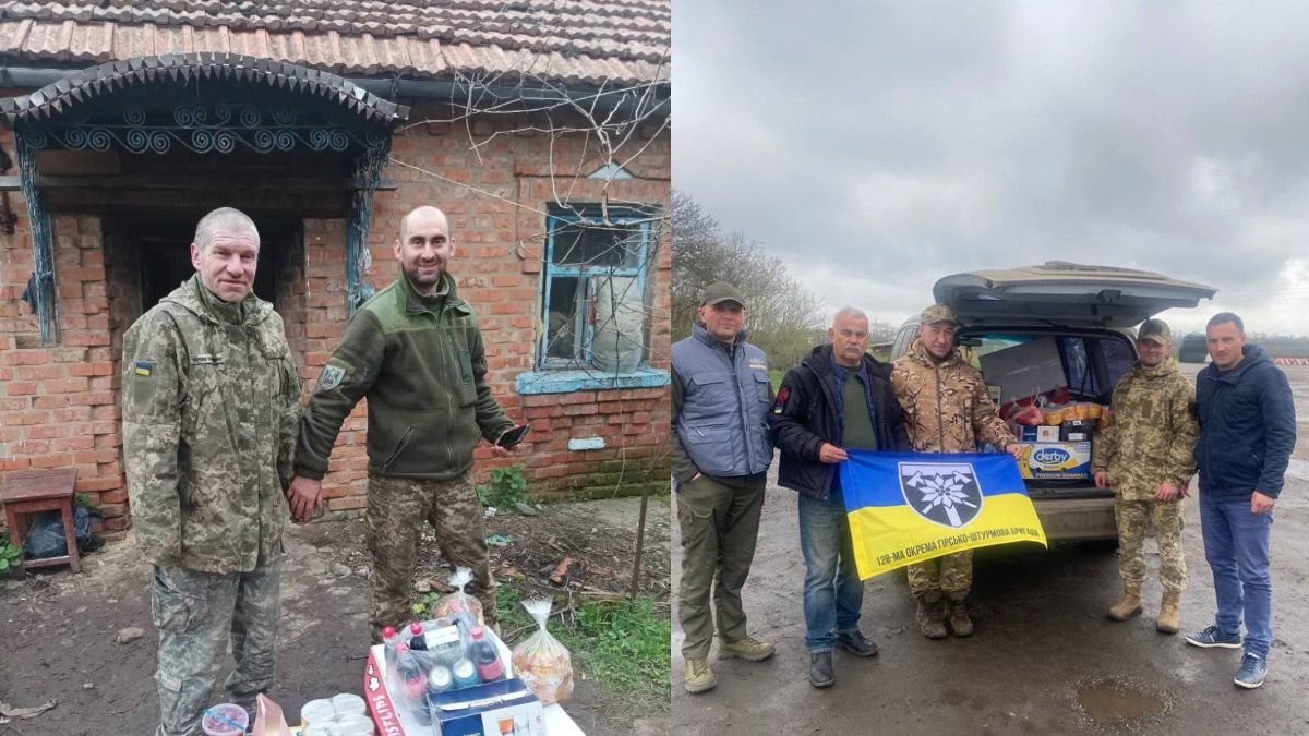 Волонтери відвідали захисників з Коломийщини та передали їм великодні дарунки 4