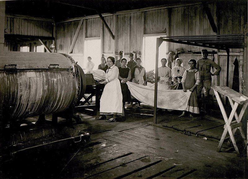 Парова пральня в Коломиї, 1917р.