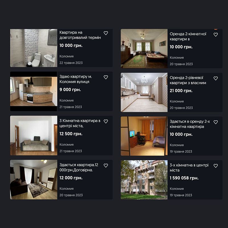 Чи зросла вартість оренди житла в Коломиї за травень-червень 2023 року 5