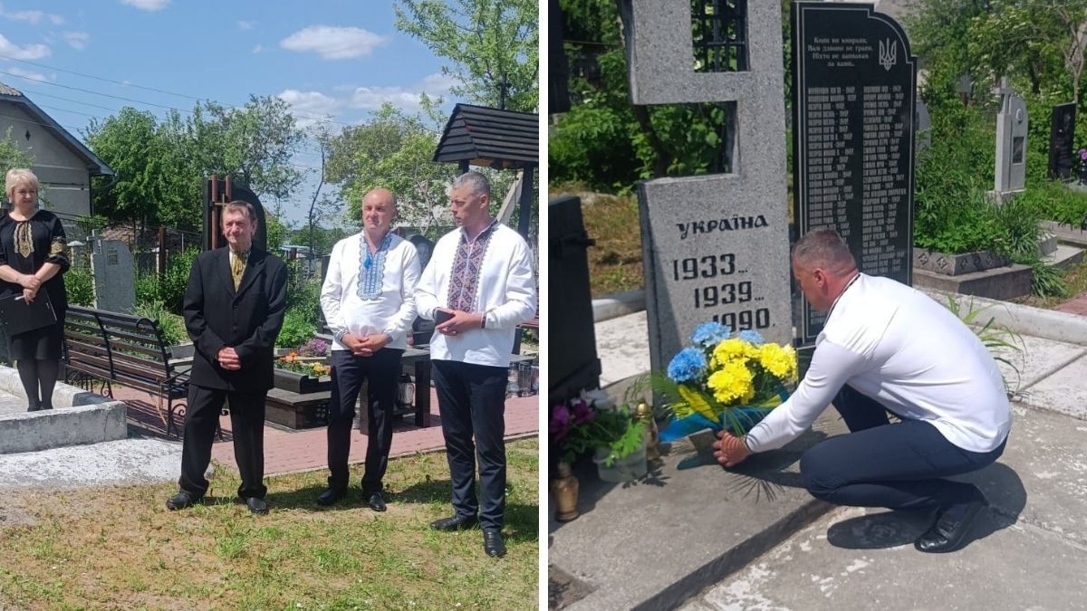 В Отинії освятили оновлений пам'ятний знак жертвам політичних репресій