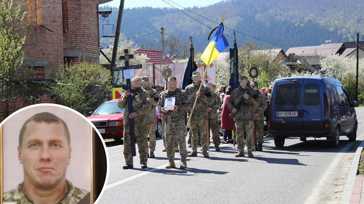 У Делятині провели в останню дорогу Героя Валерія Гончарова