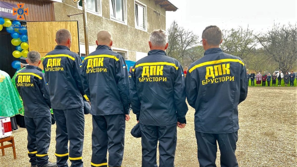 Підрозділ Добровільної пожежної команди відкрили у Брусторах 2