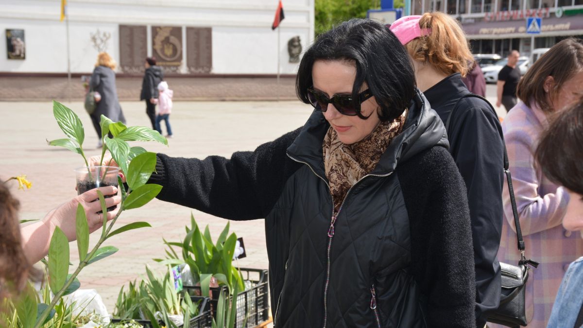 У Надвірній продавали квіти та саджанці, аби допомогти ЗСУ 3