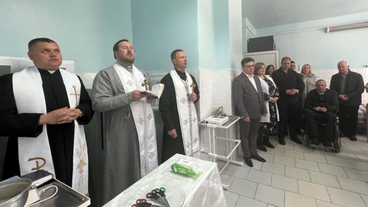 Паліативне відділення відкрили у Заболотівській багатопрофільній лікарні 1