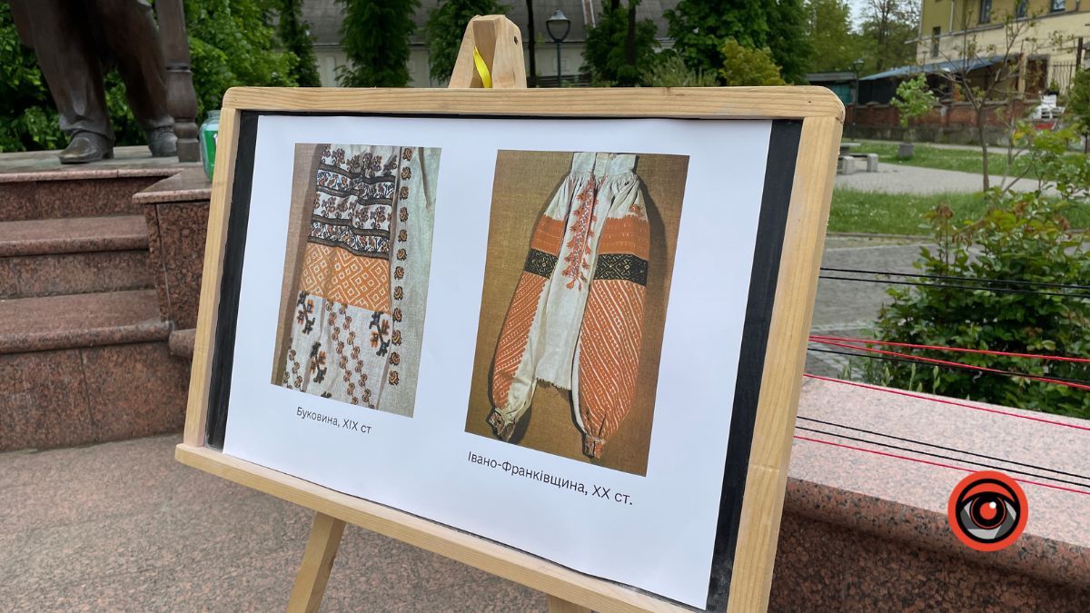 Коломияни одягнули Івана Франка у вишиванку 6