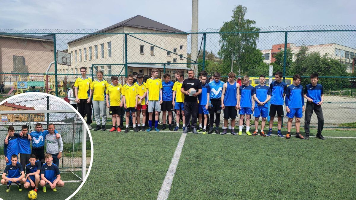 Коломийські школярі зіграли у футбол