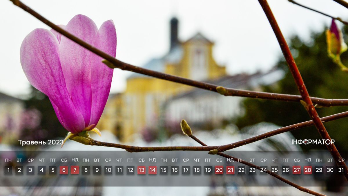 Календар на ваш робочий стіл | Травень 2023 2