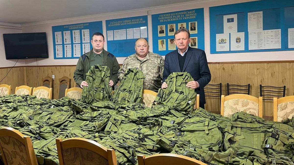 Бійцям коломийської тероборони передали чергову допомогу 1