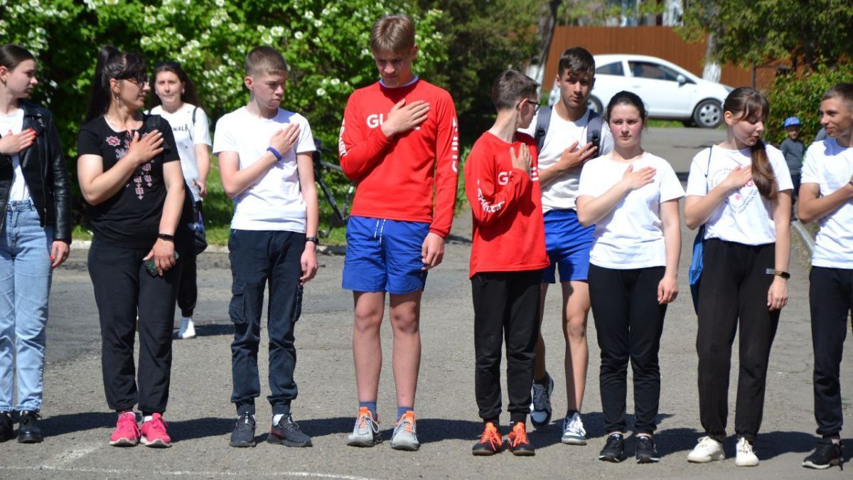 У Коршеві серед школярів провели військово-патріотичну гру "Сокіл" 4