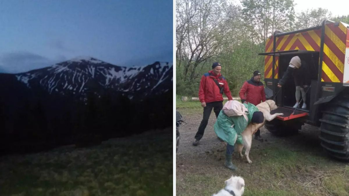 У Карпатах рятувальники знайшли подружжя з трьома собаками, які заблукали