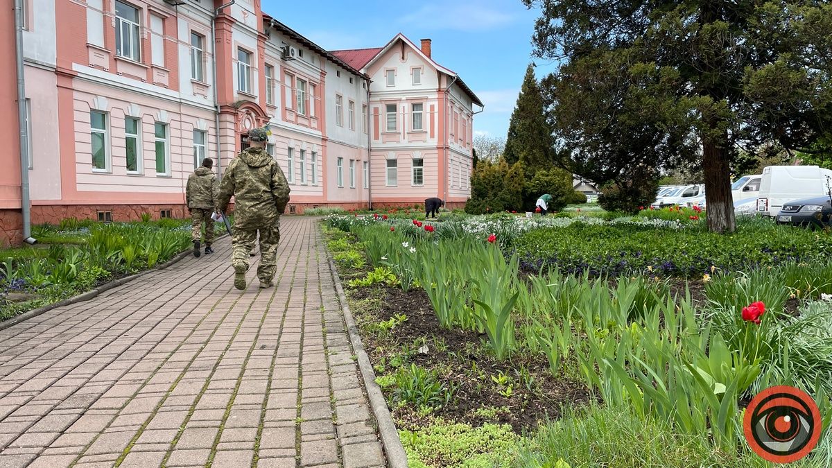 Острівець краси: як виглядає територія біля Коломийської лікарні 10