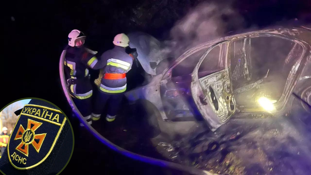 На Верховинщині при пожежі авто згорів чоловік