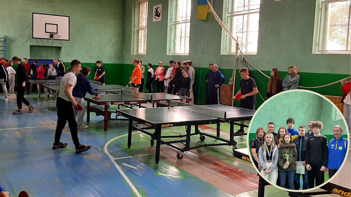 Коломийські школярі визначали найкращих в настільному тенісі