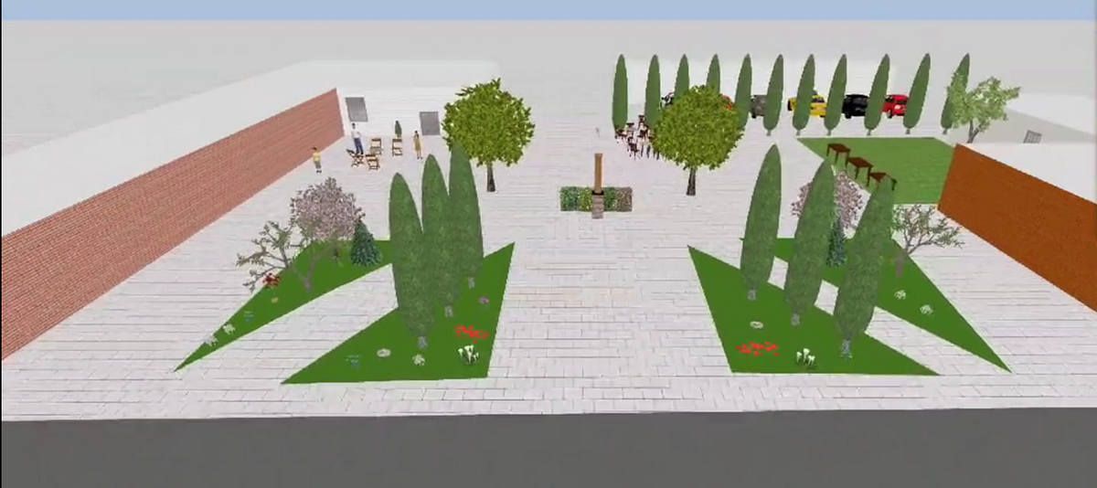 У Коломиї реконструюють площу перед пам'ятником борцям за незалежність 1