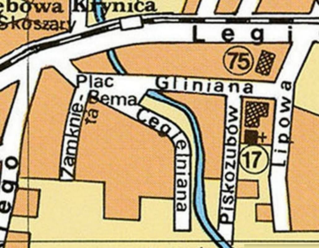 З мапи Коломиї 1939 року. Зі сторінки Іллі Криворучко