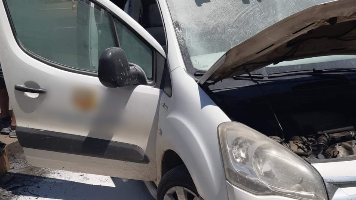 У Снятині горів автомобіль