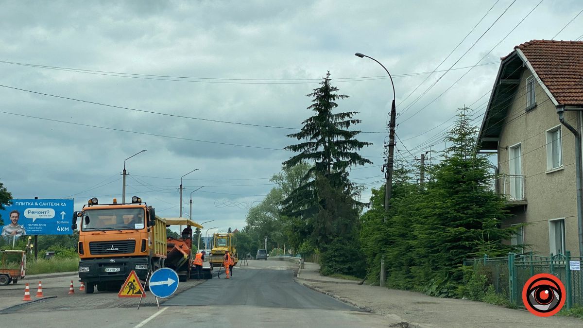 Біля Вербізького моста працює дорожня техніка: рух ускладнено 2