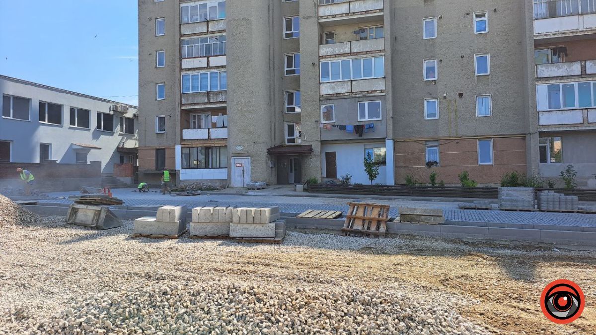 На якому етапі ремонтні роботи міжквартальних проїздів на вулиці Мазепи? 2