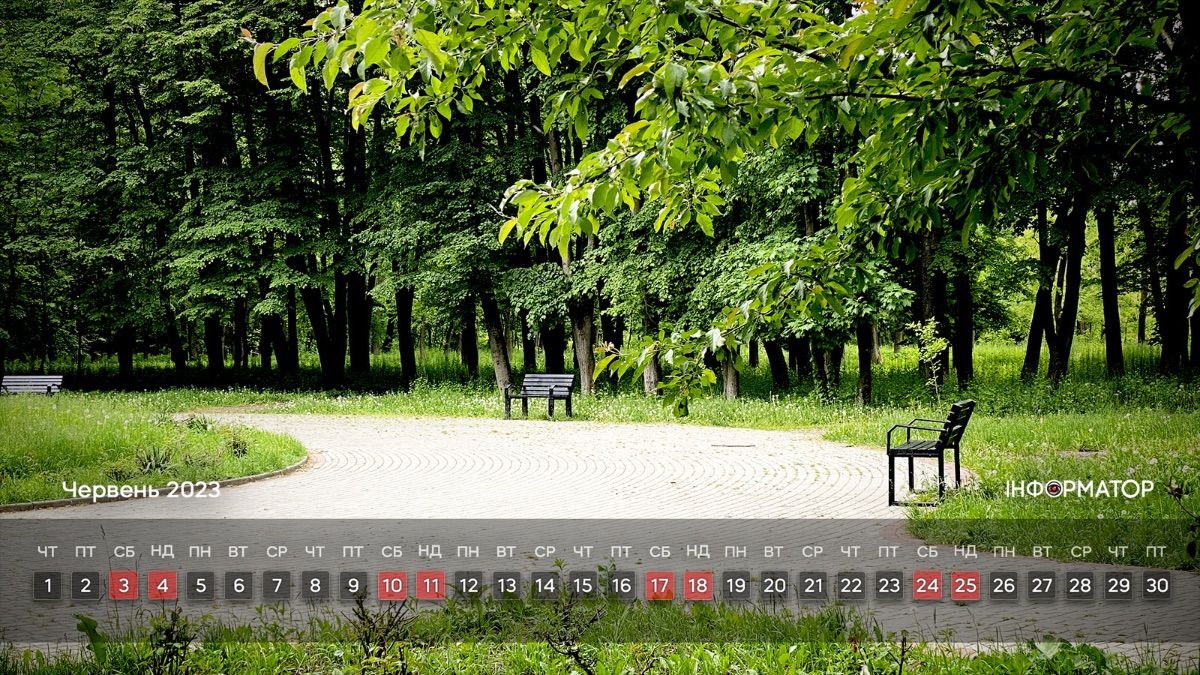 Прикрашаємо робочий стіл | календар на червень 2023 8