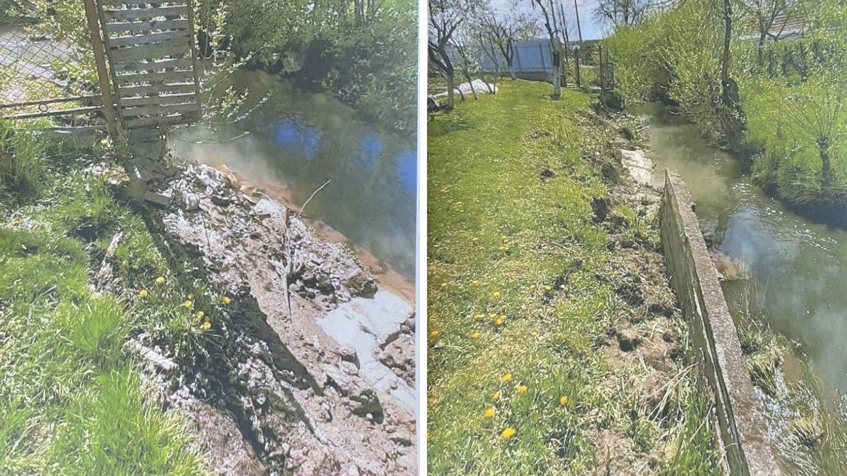 Мешканці вулиці Трильовського закликають укріпити берег, який розмило внаслідок опадів 2