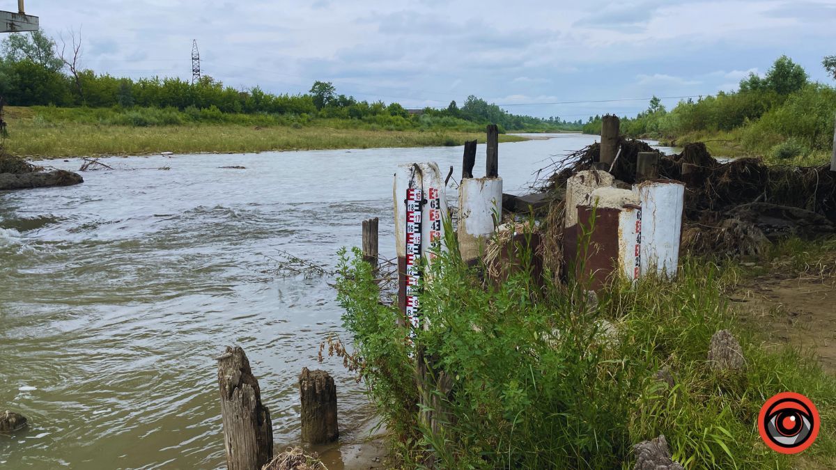 Рівень води на Пруті після грози | 24 червня 3