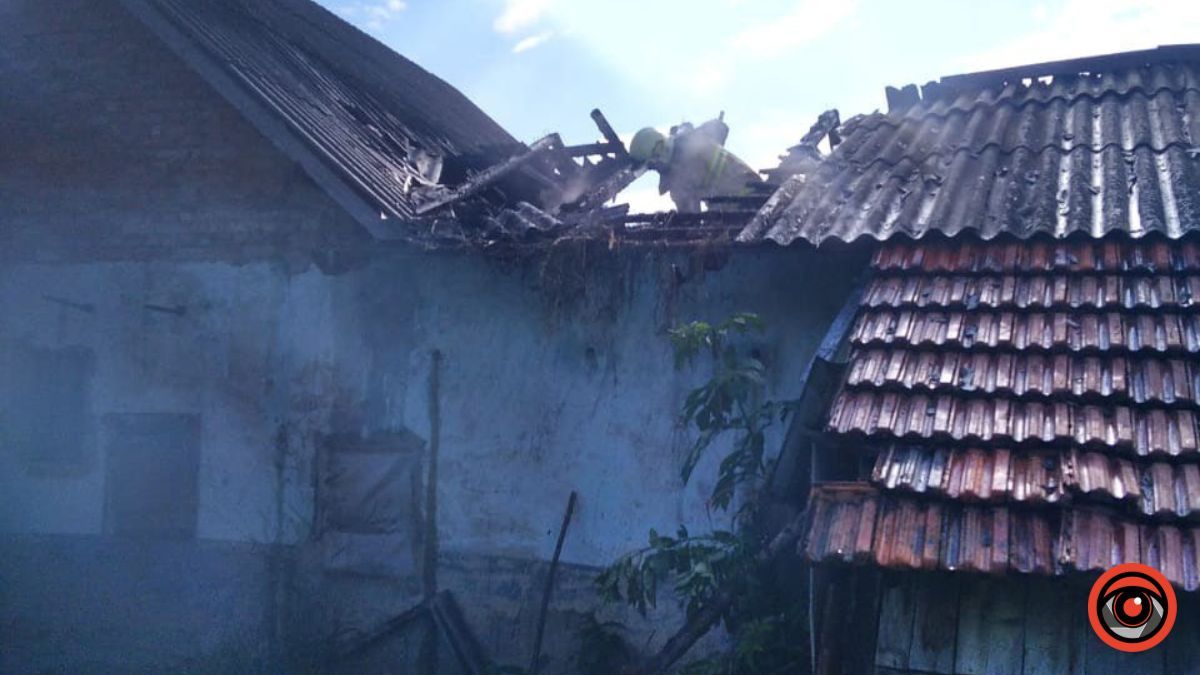 На Коломийщині горіла стайня
