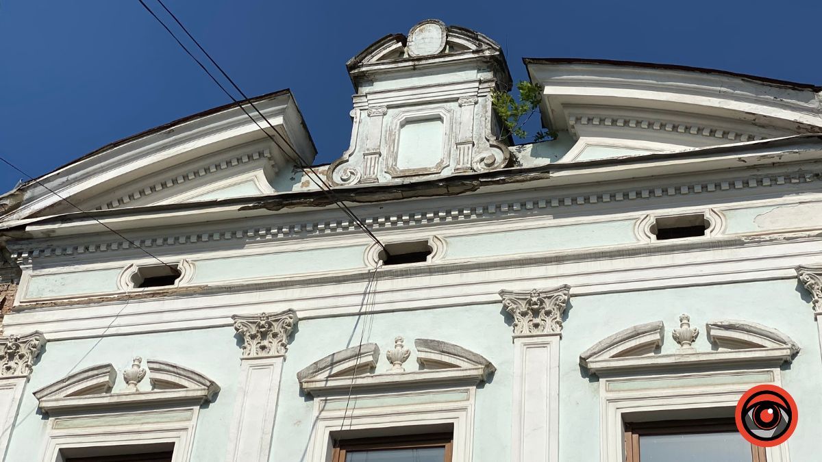 У Коломиї на історичних будівлях ростуть дерева 1