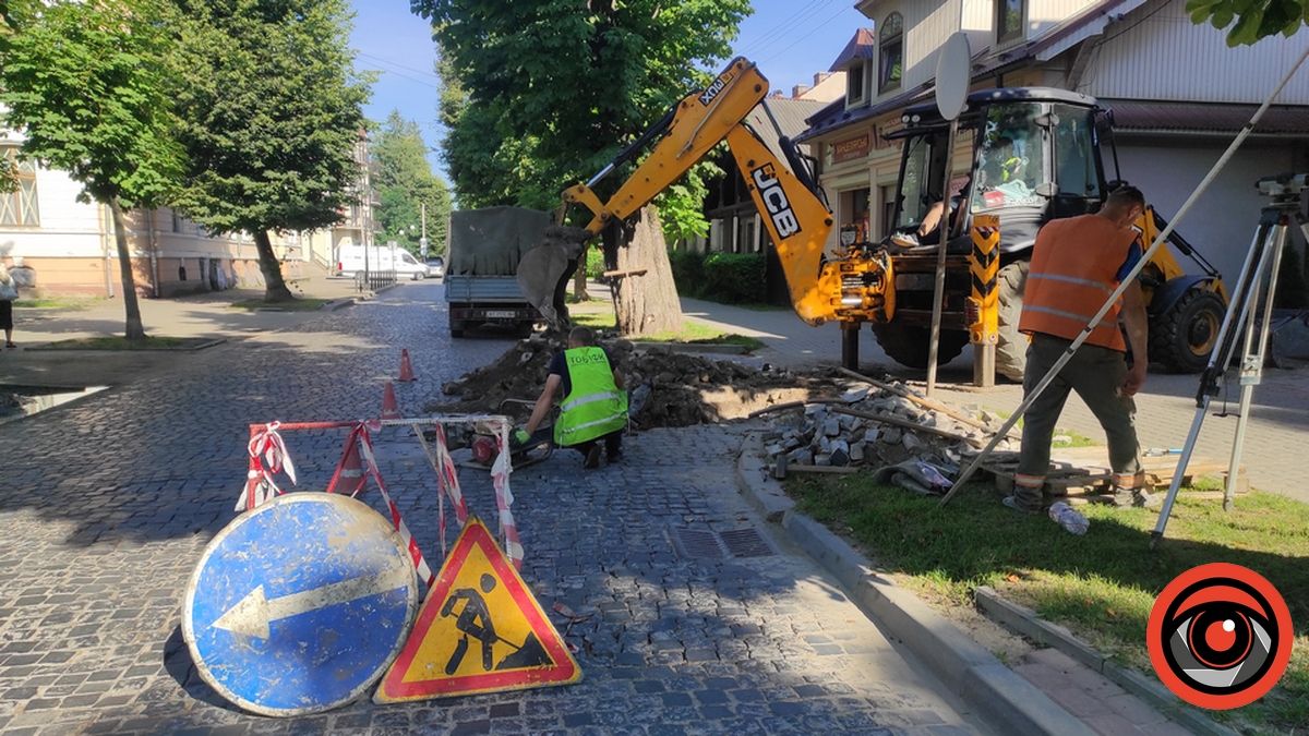 На бульварі у Коломиї розпочали ремонт