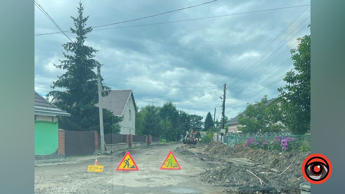 На частині вулиці Довбуша у Коломиї перекрито рух