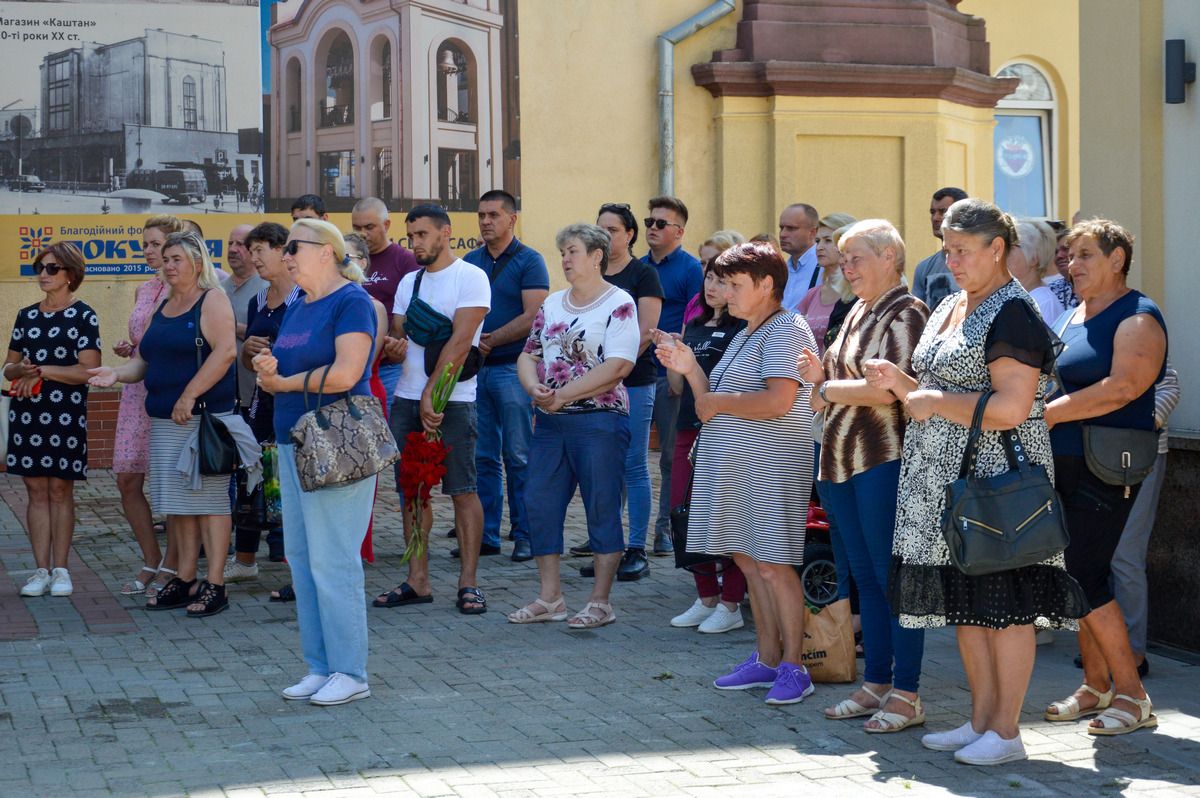 1 серпня Коломия зустрічала загиблого воїна Назарія Христана 9