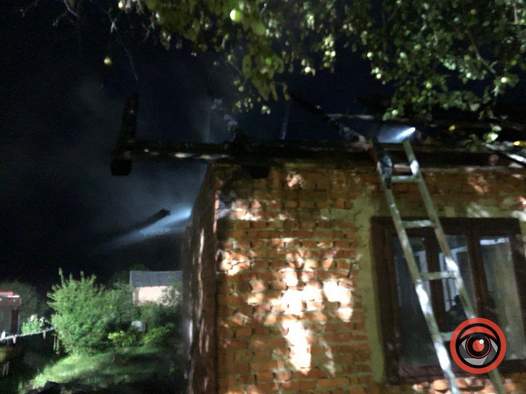 Вночі у Княждворі гасили пожежу 1