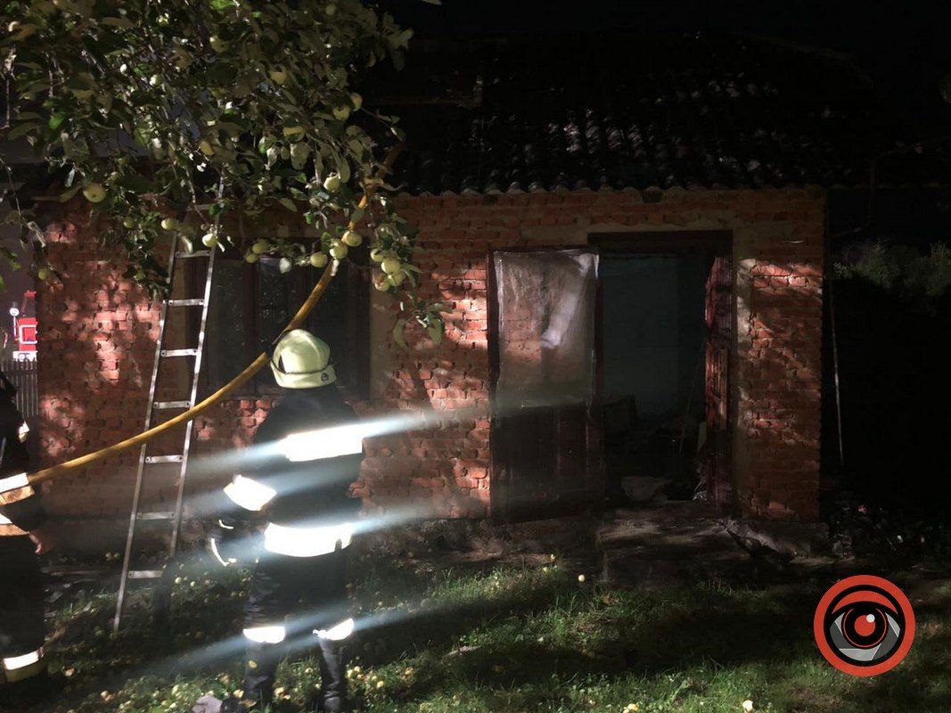 Вночі у Княждворі гасили пожежу 2