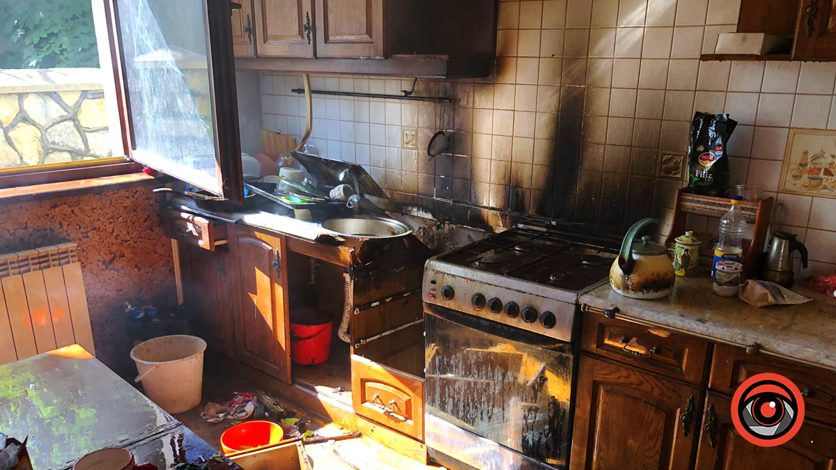 У Коломиї горів житловий будинок