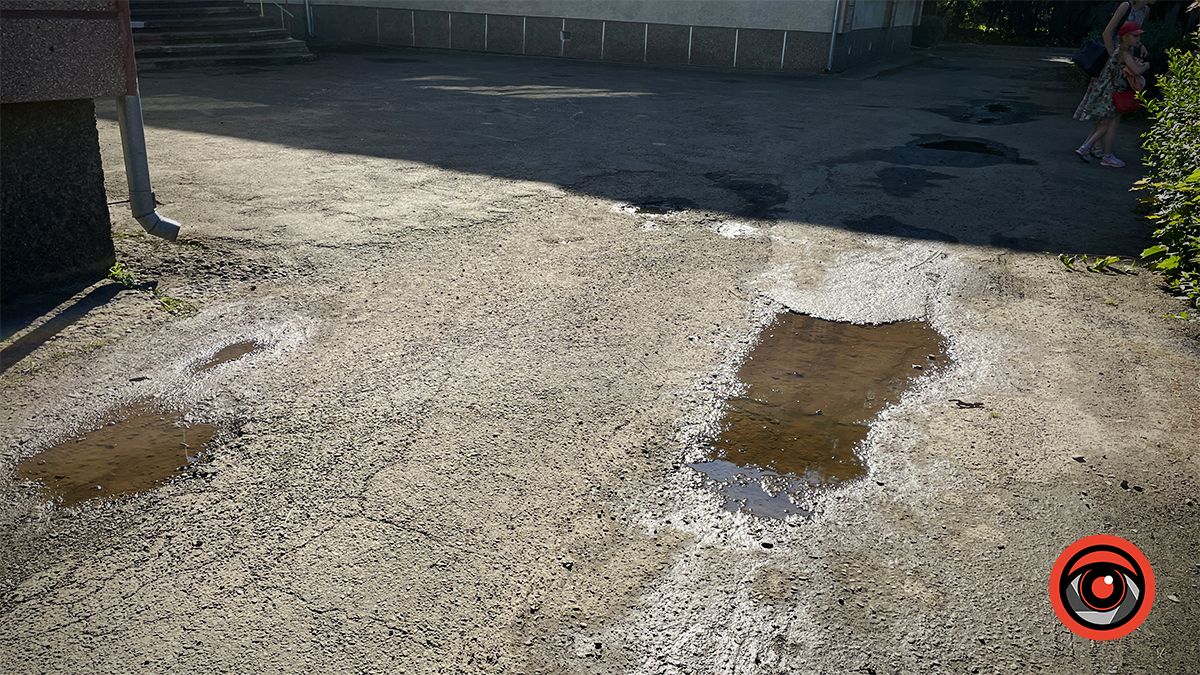 Ями, пияки і бродячі тварини: як виглядає подвір'я садка №3 в Коломиї 13