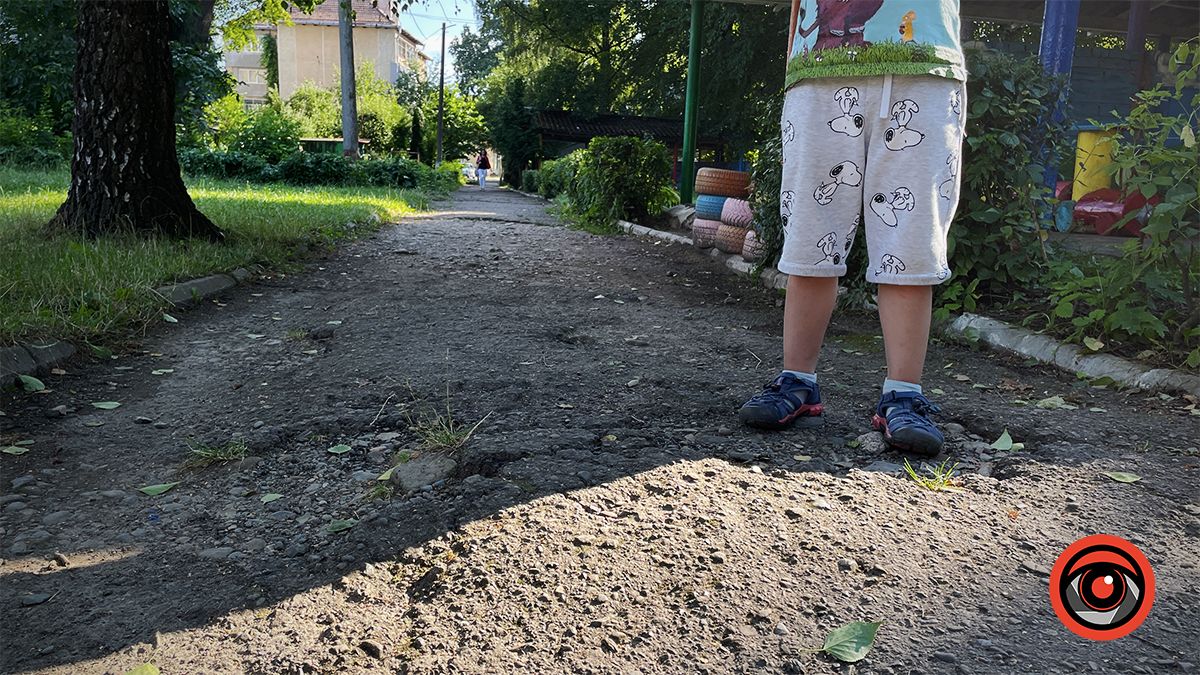 Ями, пияки і бродячі тварини: як виглядає подвір'я садка №3 в Коломиї 10