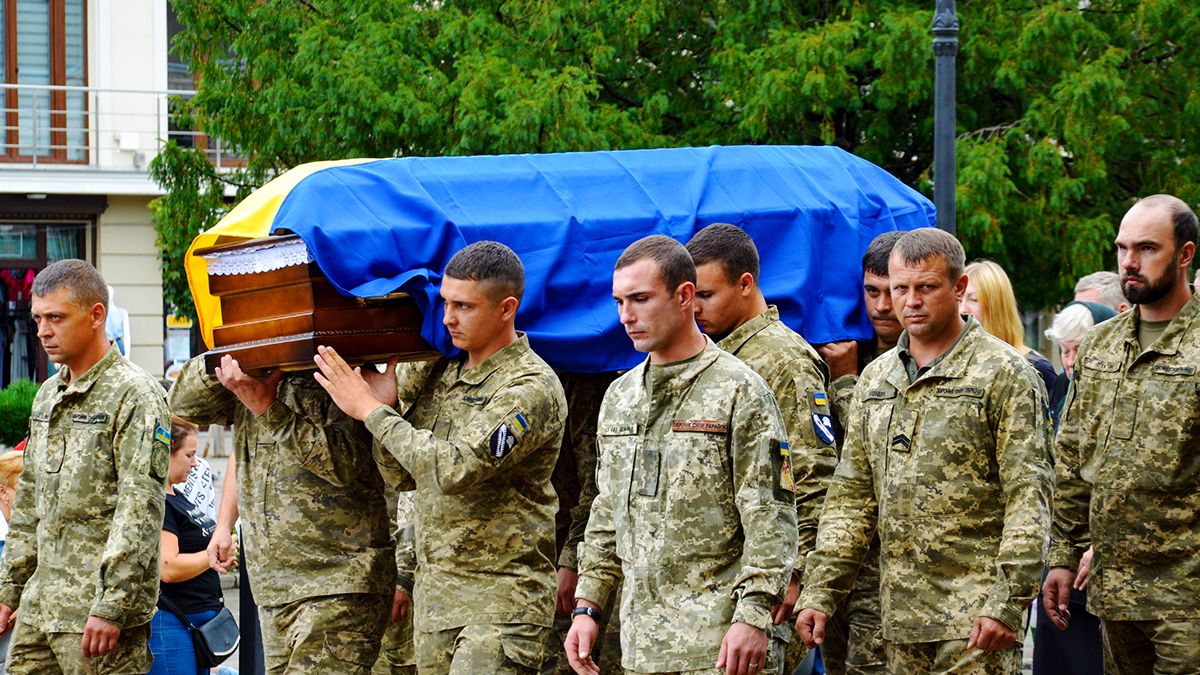 У Коломиї в останню путь провели Сергія Ціммерманна (Біласа)