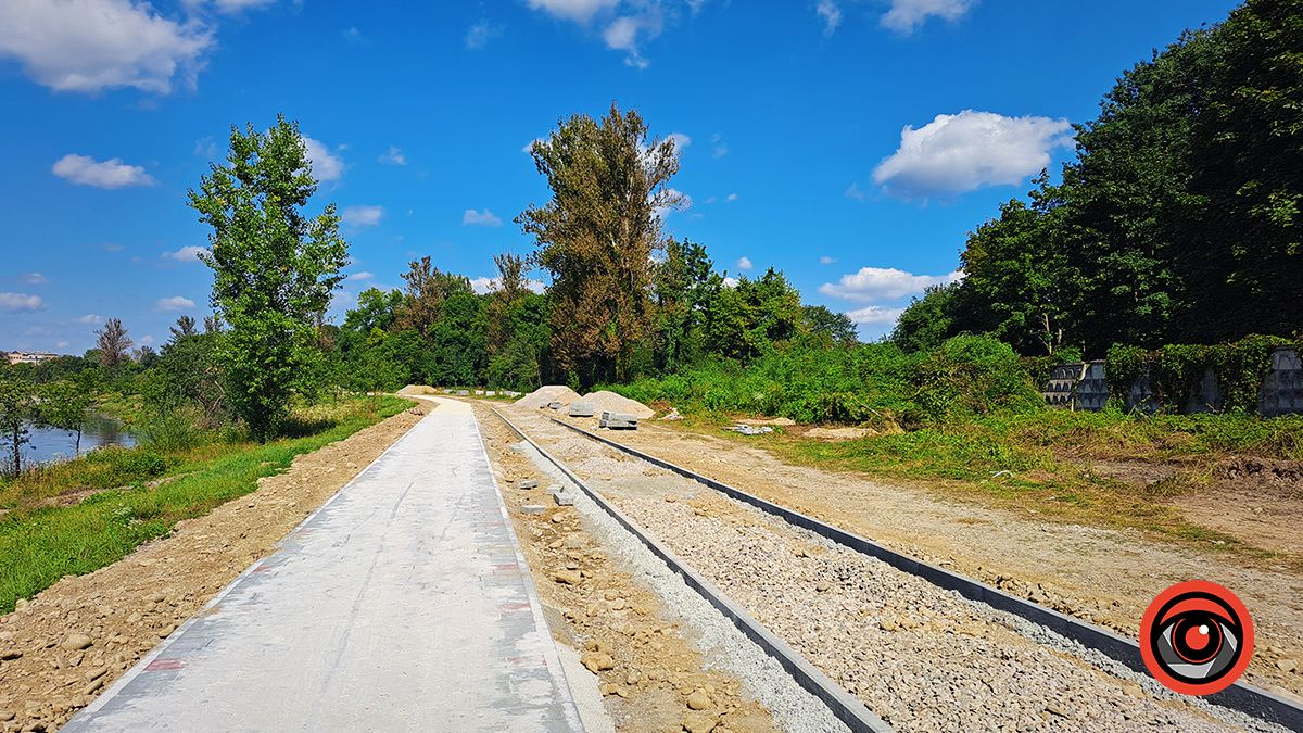 На Шевченківському озері роблять окремі доріжки для пішоходів та велосипедистів 2