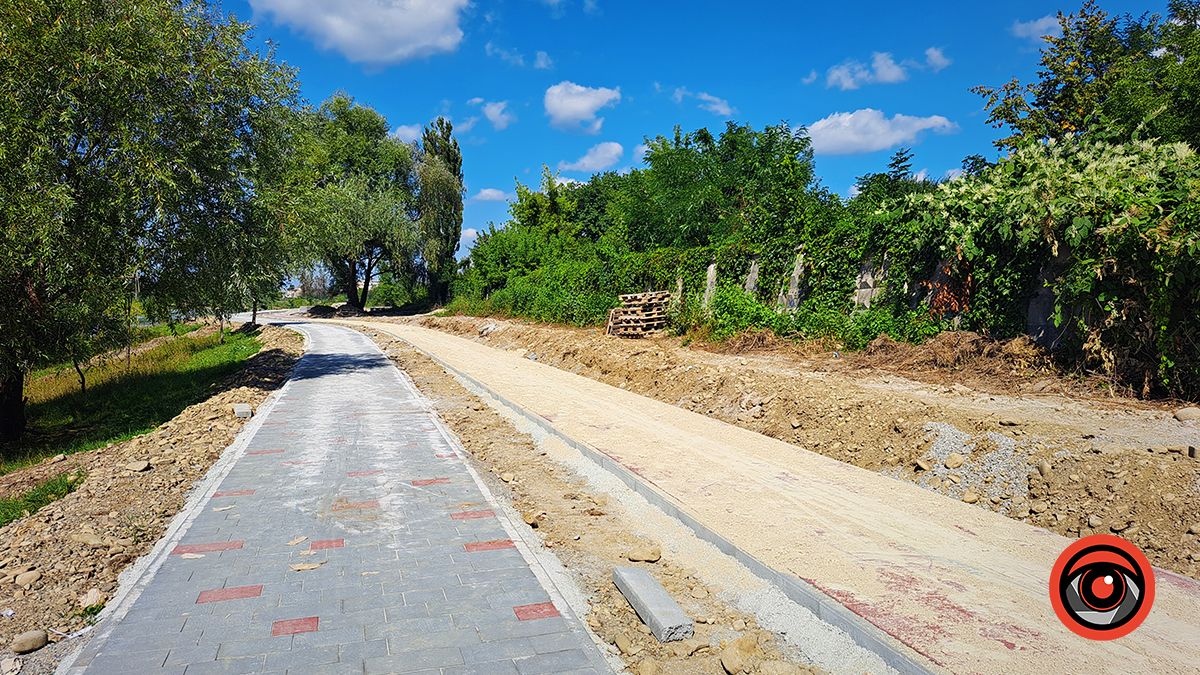 На Шевченківському озері роблять окремі доріжки для пішоходів та велосипедистів 1