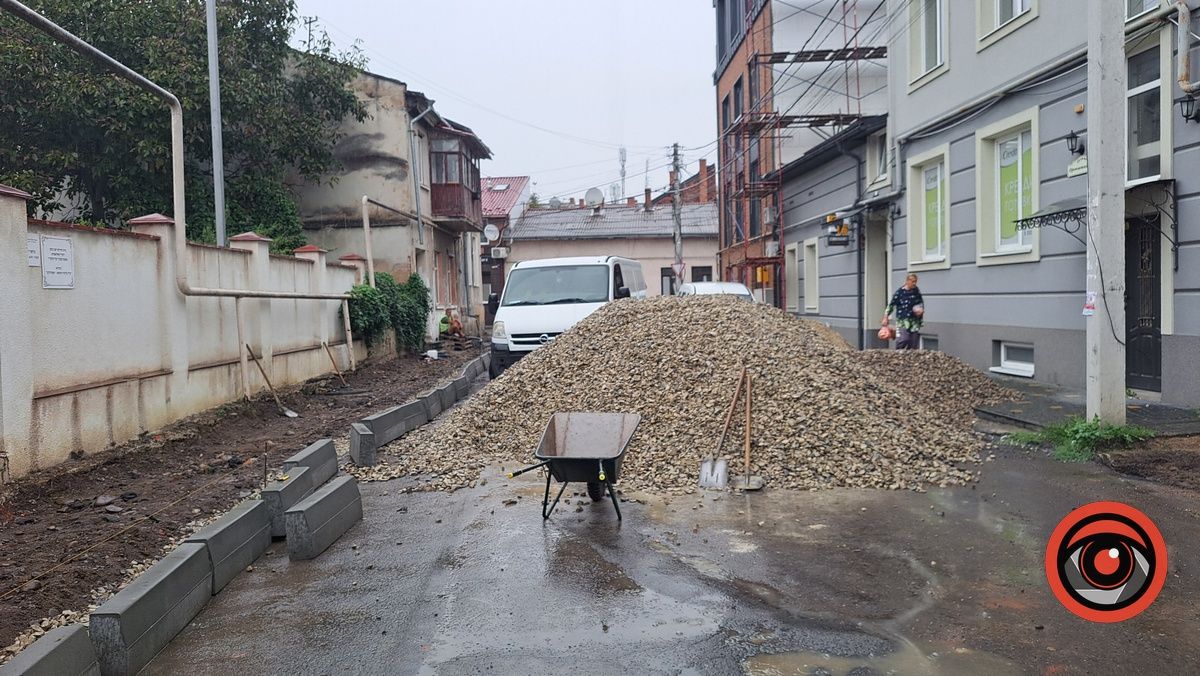 Розпочався ремонт пішохідних доріжок по вул. Оренштайна 5