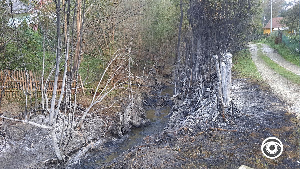 Спеціалісти перевіряли якість повітря та води у Стримбі на Надвірнянщині після вибуху