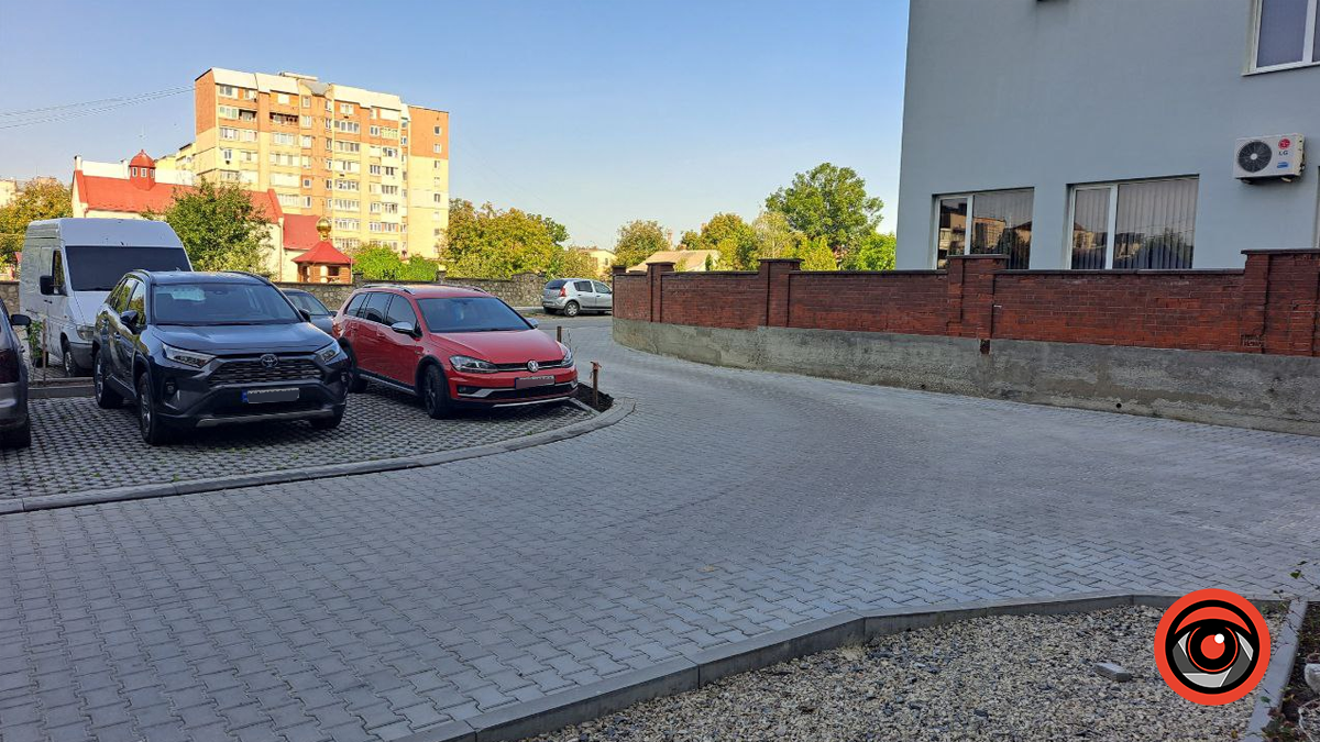 Мешканець одного з будинків у Коломиї вирвав кущик біля паркувальної зони 2