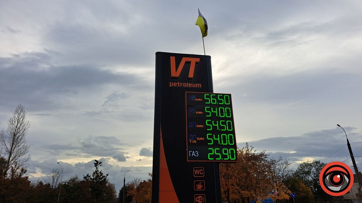 Яка вартість пального в Коломиї сьогодні