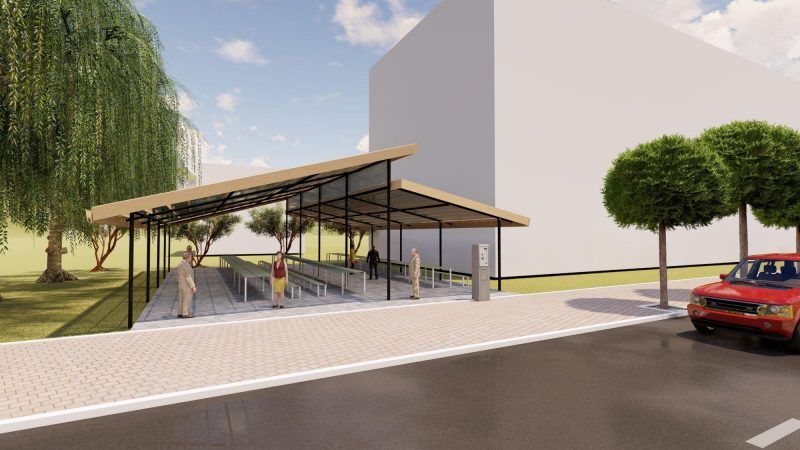 візуалізація базарчика на вул. Бандери