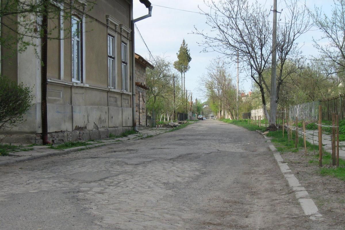 вул. Шопена, старе мощення